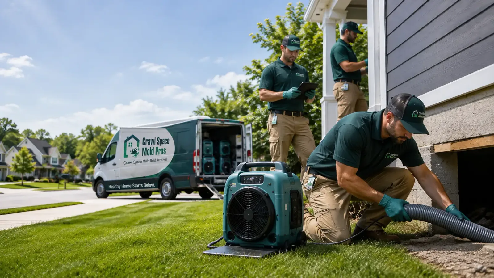 Crawl Space Mold Removal in Rome, IN